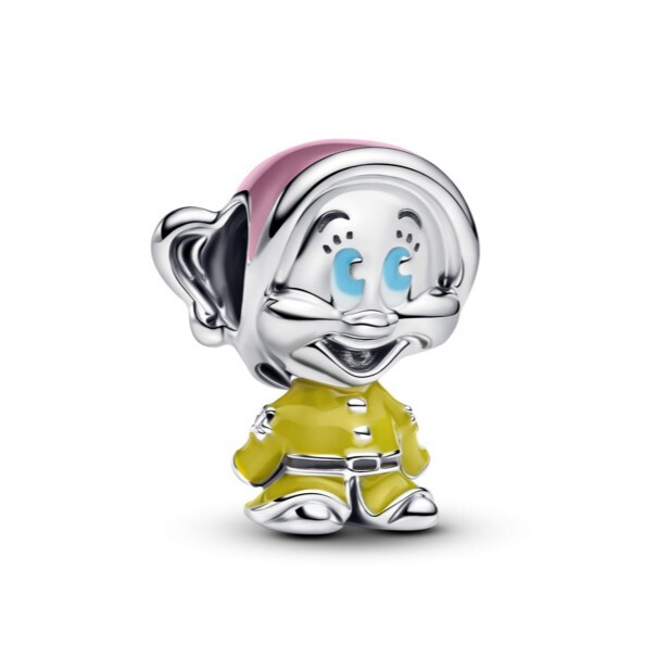 Pandora Stříbrný korálek Trpaslík Šmudla Disney 793749C01