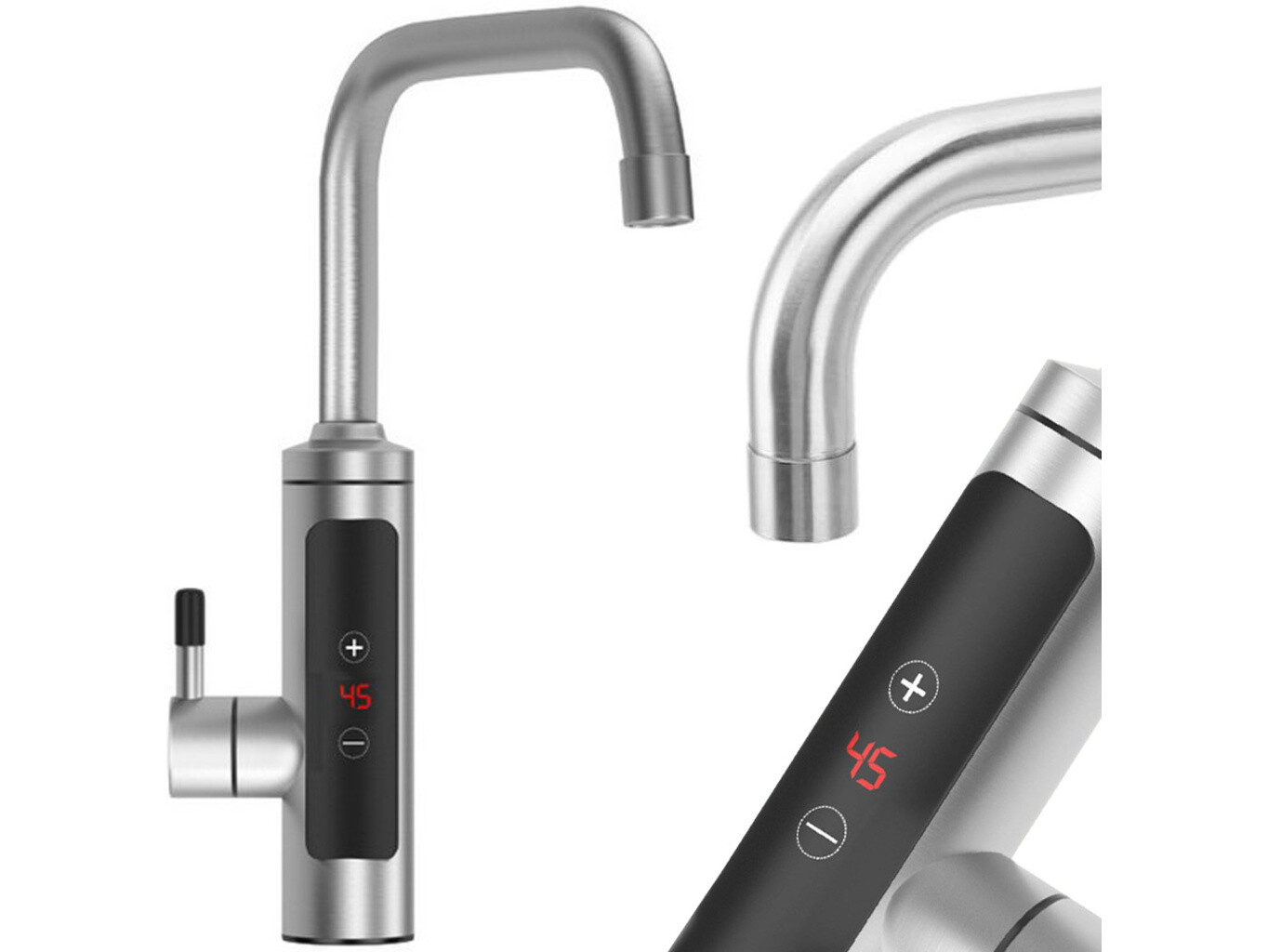 Baterie nerez elektrický průtokový ohřívač vody 3000W