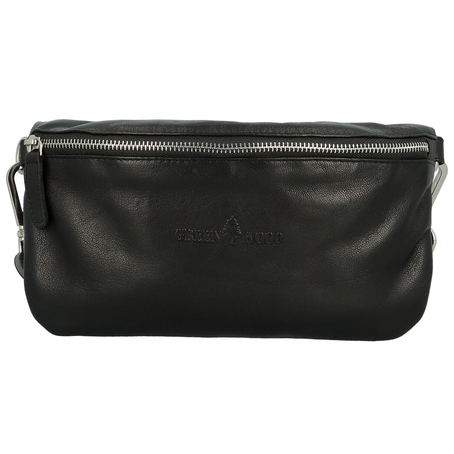 Elegantní kožená kabelko-ledvinka GW Narra, černá