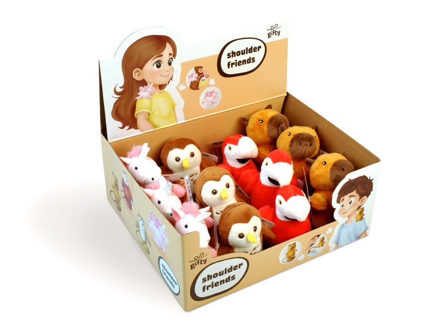 MFP 6660015 Gifty - Plyšáci na rameno 12ks