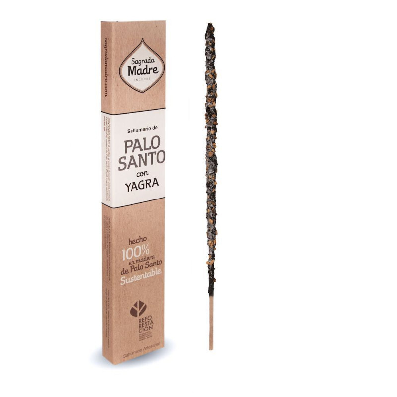 Vykuřovací tyčinky PALO SANTO yagra (8 ks) Sagrada Madre