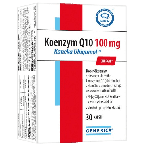Koenzym Q10 100mg Kaneka Ubiquinol cps.30 Generica