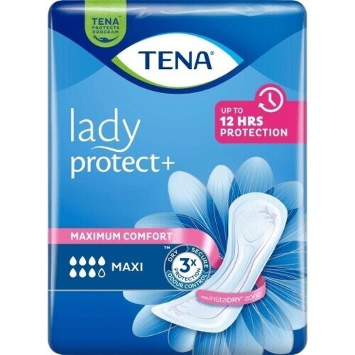 TENA Lady Protect+ Maxi inkontinenční vložky 6ks
