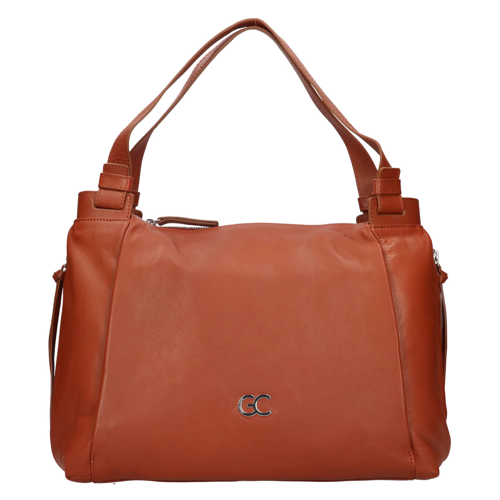 Dámská kožená kabelka Gianní Conti Marcela - koňak