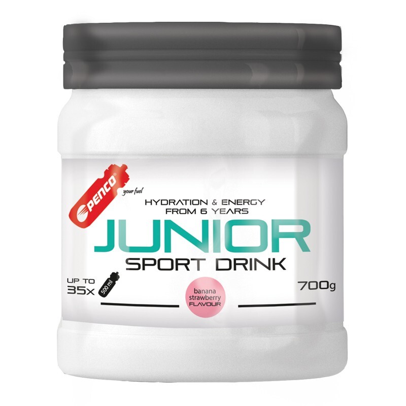 PENCO Iontový nápoj pro děti  JUNIOR SPORT DRINK 700g  Jahoda & Banán