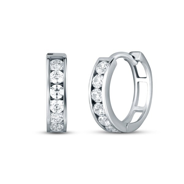 Náušnice se syntetickými kameny 336-087-000949 1.25g