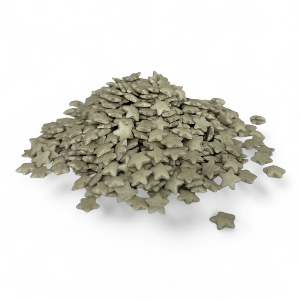 Hospodyňkám.cz Cukrové Hvězdičky stříbrné 30g