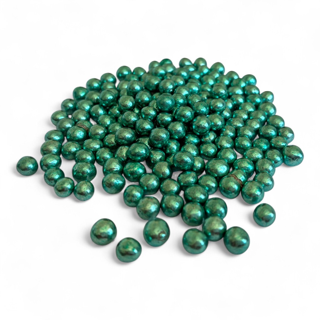 Hospodyňkám.cz Metalické křupavé perličky Zelené 30g