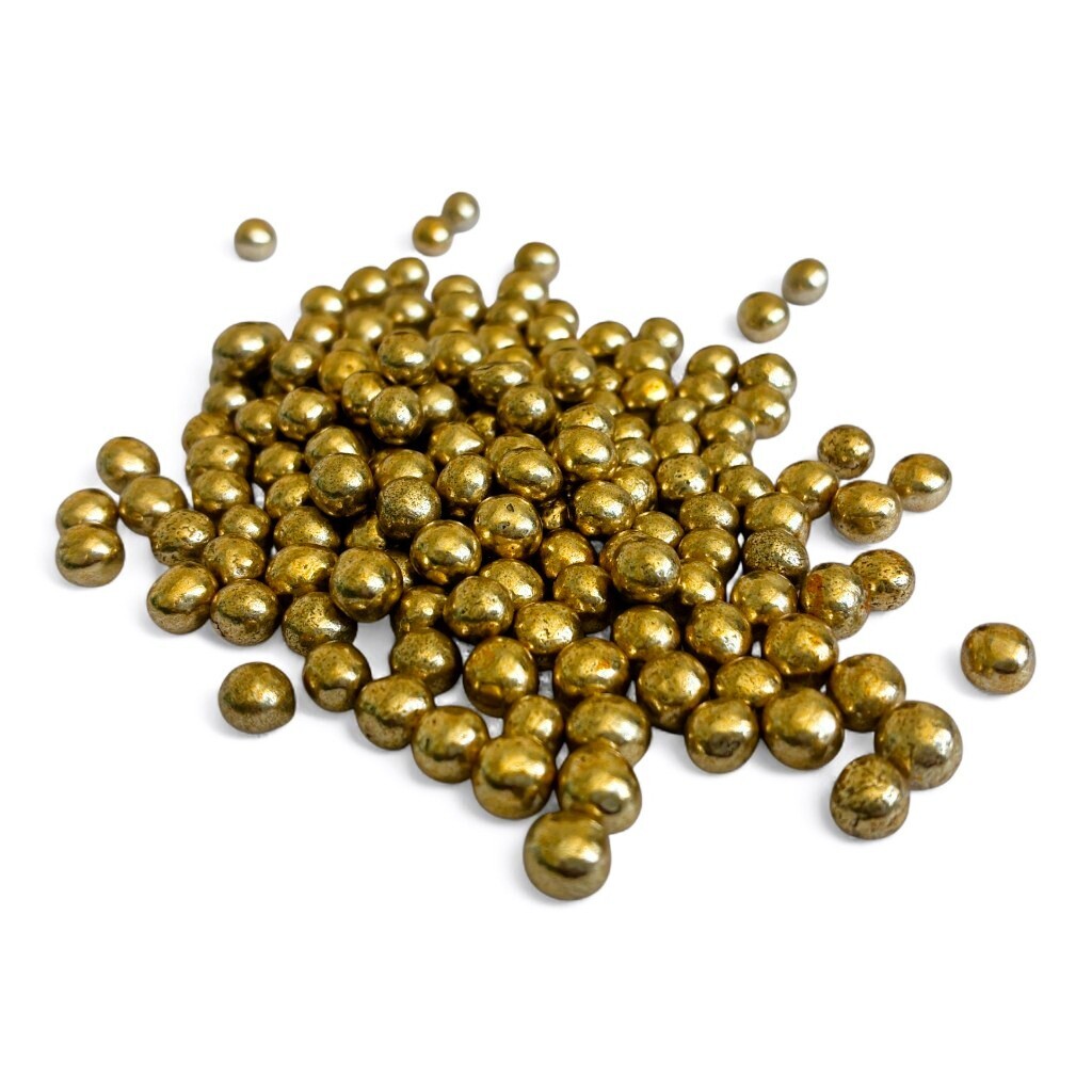 Hospodyňkám.cz Metalické křupavé perličky Zlaté 30g