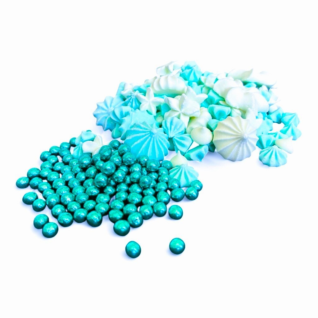 Hospodyňkám.cz Sněhové pusinky a křupinky Modrý mix 100g