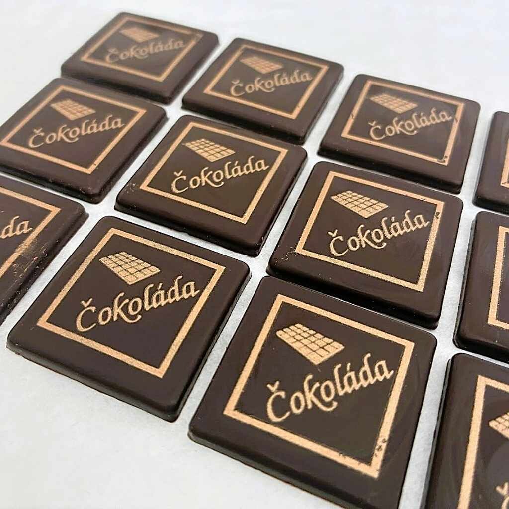 PCB CREATION Čokoládová dekorace Čokoláda 22ks