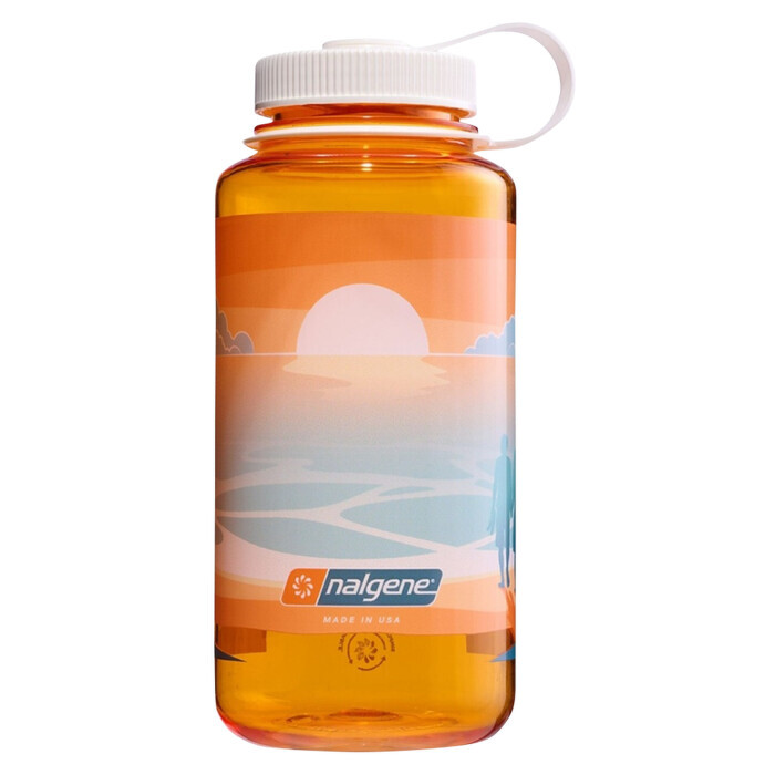 Nalgene Wide Mouth 1000 ml Clementine Landscape with Sunset Velikost: OneSize