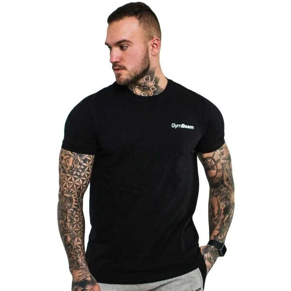 GymBeam BASIC Pánské triko, černá, velikost XXXL