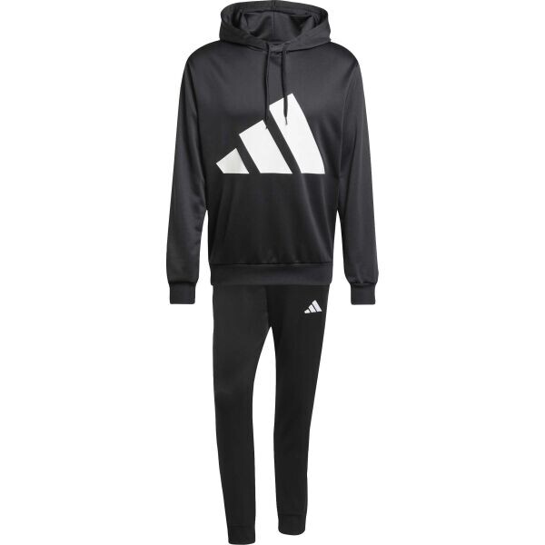 adidas M BL FT HD TS Pánská tepláková souprava, černá, velikost