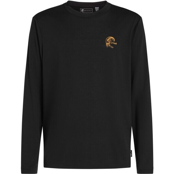 O'Neill O'RIGINALS HYBRID L/SLV Pánské funkční triko, černá, velikost