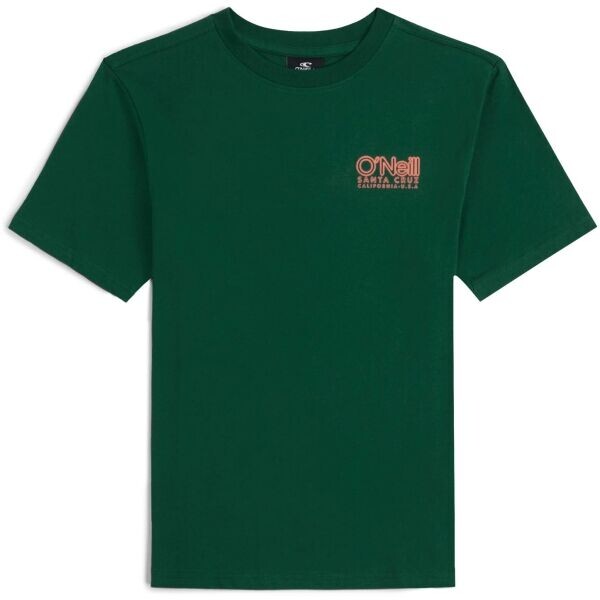 O'Neill ESSENTIALS CALI LOGO Chlapecké tričko, tmavě zelená, velikost