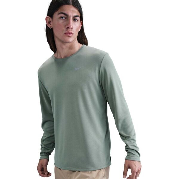 Nike MILER Pánské běžecké tričko, zelená, velikost