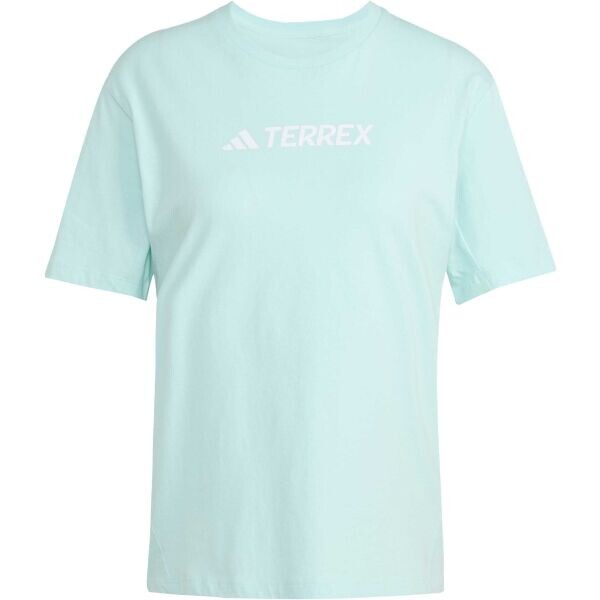 adidas TERREX LOGO TEE W Dámské outdoorové tričko, světle zelená, velikost