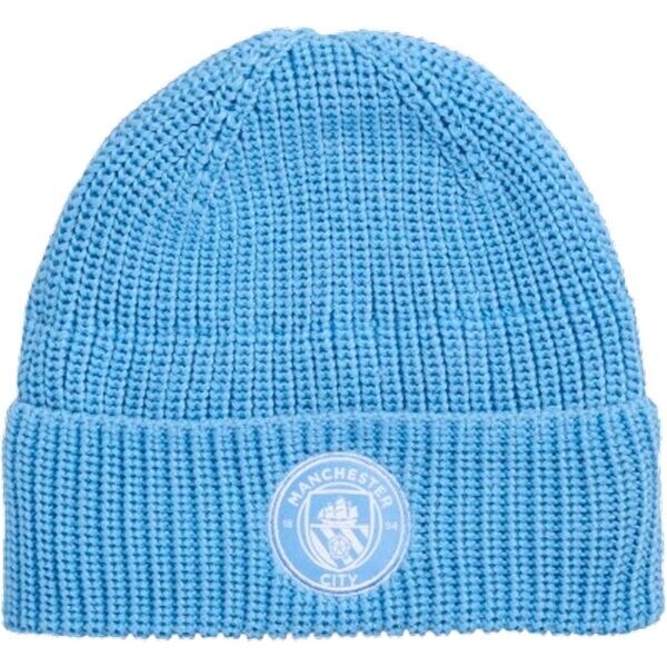 Puma MANCHESTER CITY FC ESSENTIALS BEANIE Zimní čepice, světle modrá, velikost