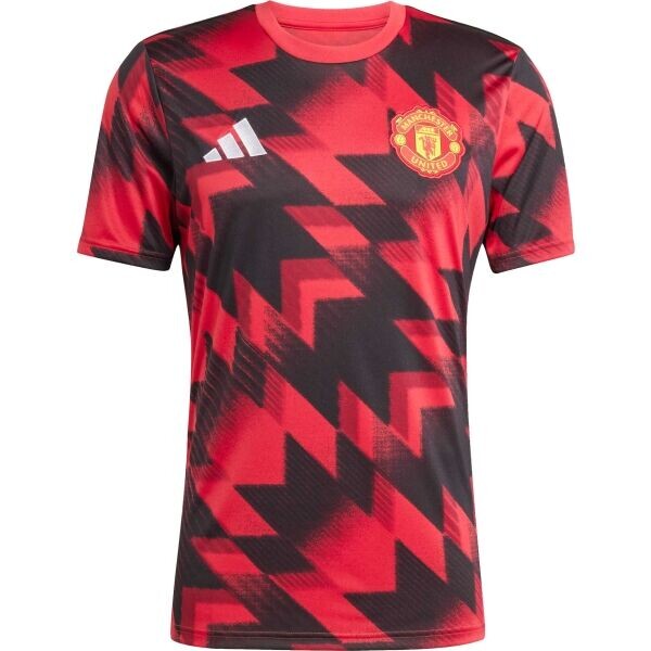 adidas MANCHESTER UNITED FC PRESHI Pánské sportovní triko, červená, velikost