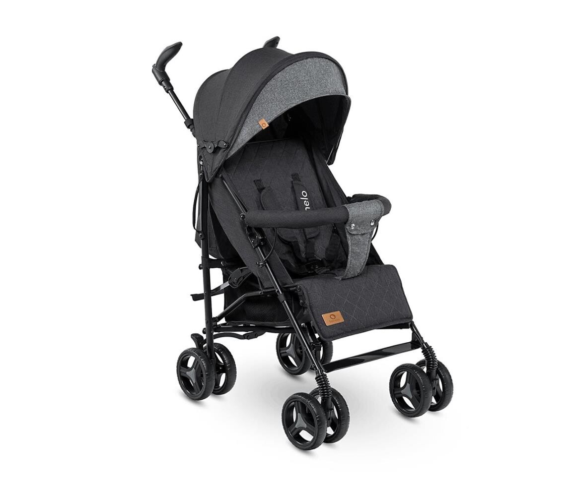 Lionelo Lionelo - Golfový kočárek IRMA Black/Dark Grey