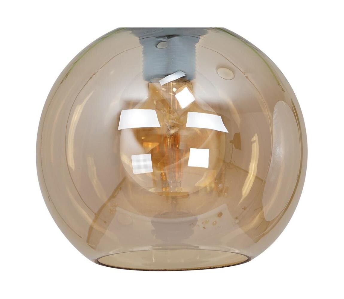 Náhradní sklo univerzální SOFIA E27 pr. 20 cm kouřová béžová