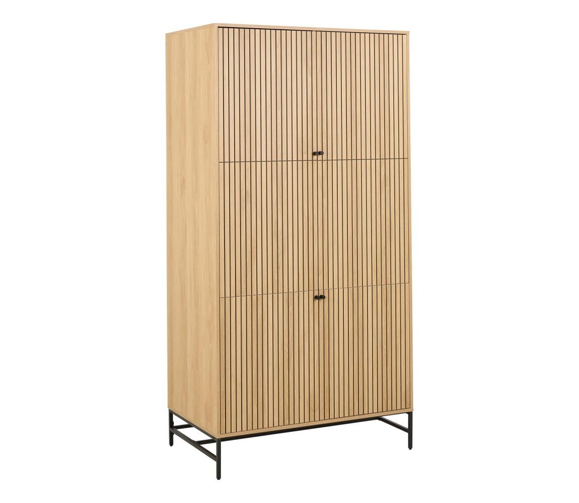 Šatní skříň OLIVIA 99x200 cm dub