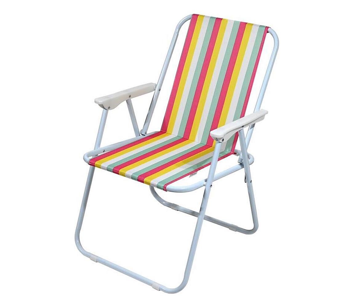 Dětská kempingová židle pestrobarevná