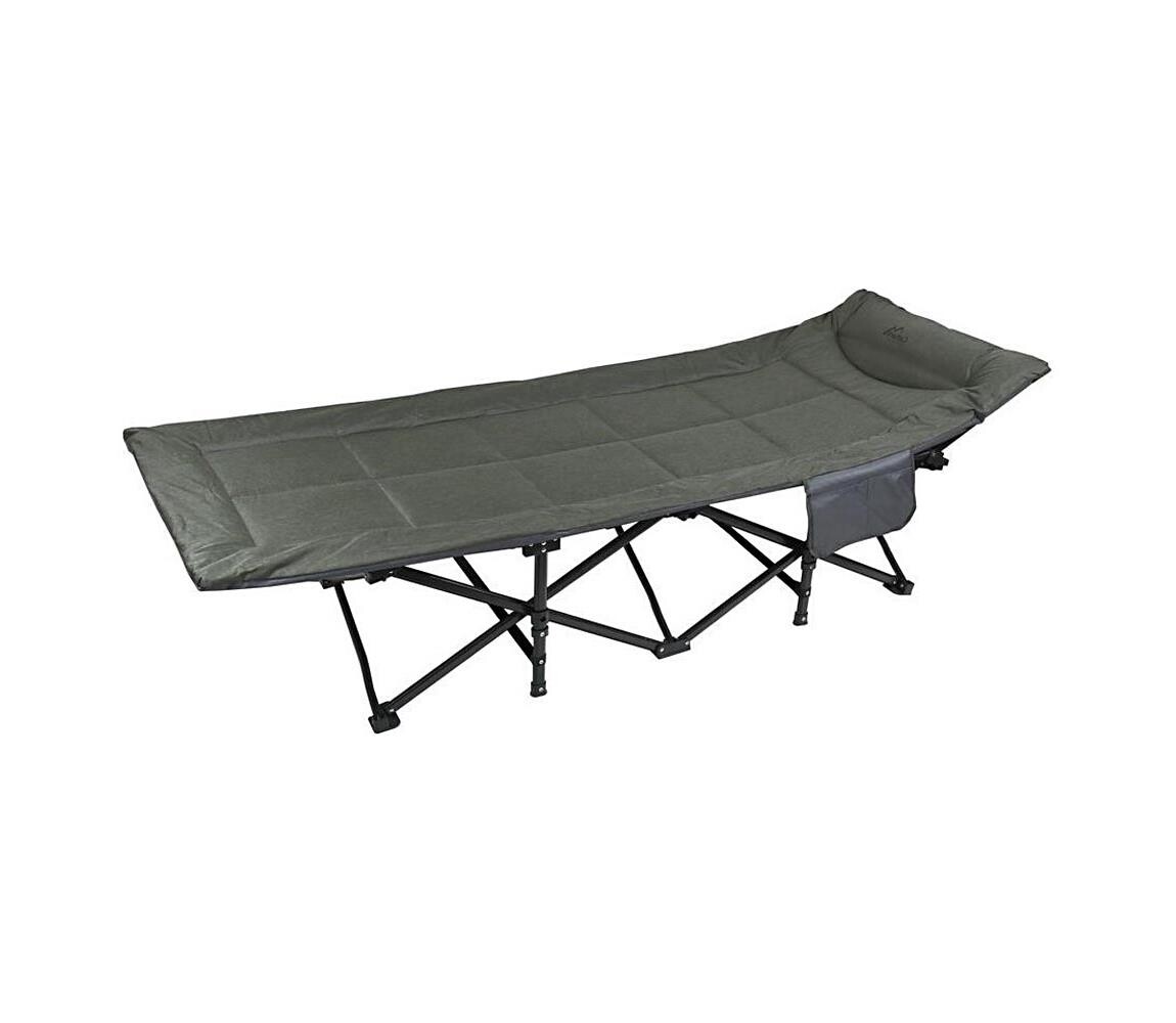 Skládací kempingové lehátko šedá