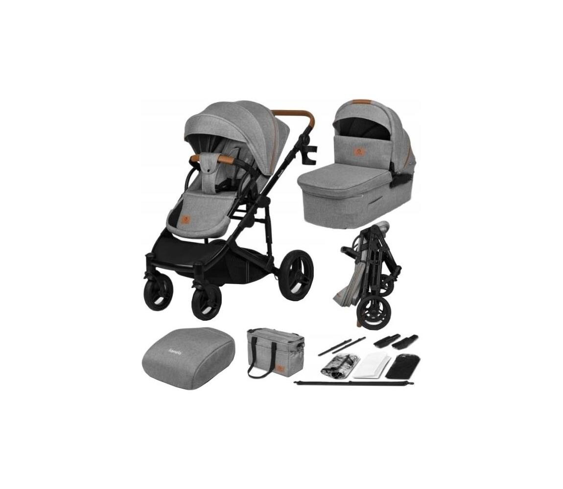 Lionelo Lionelo - Kombinovaný kočárek 2v1 MARI TOUR Grey Stone