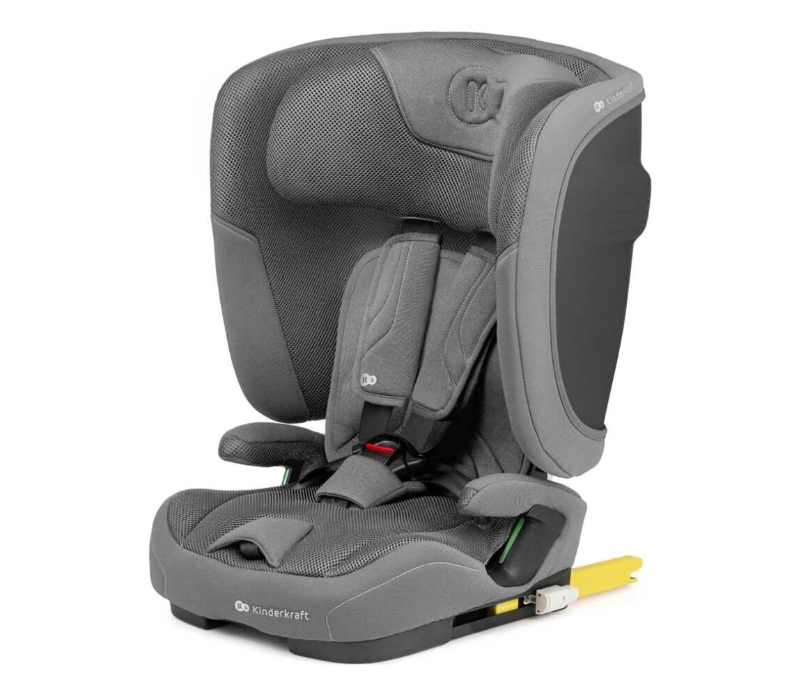 Kinderkraft KINDERKRAFT - Autosedačka FIX2GO i-Size 76-150 cm šedá