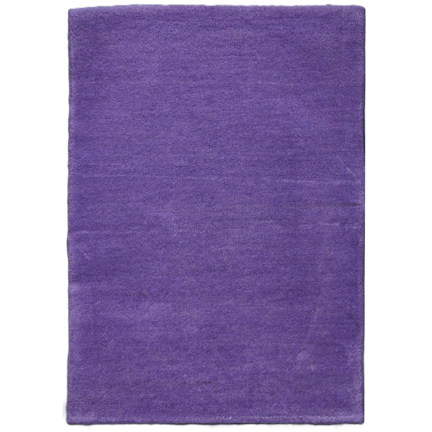 Ručně všívaný kusový koberec Asra wool fialová, 60x110, fialová, ložnice, Tiwari Carpet