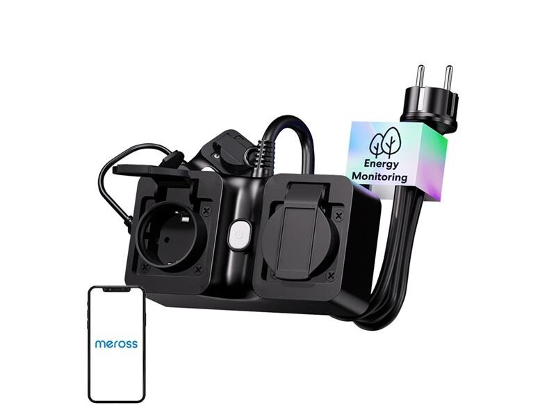 Smart prodlužovací kabel 2 zásuvky 1,5m MEROSS MOP320MA-EU WiFi