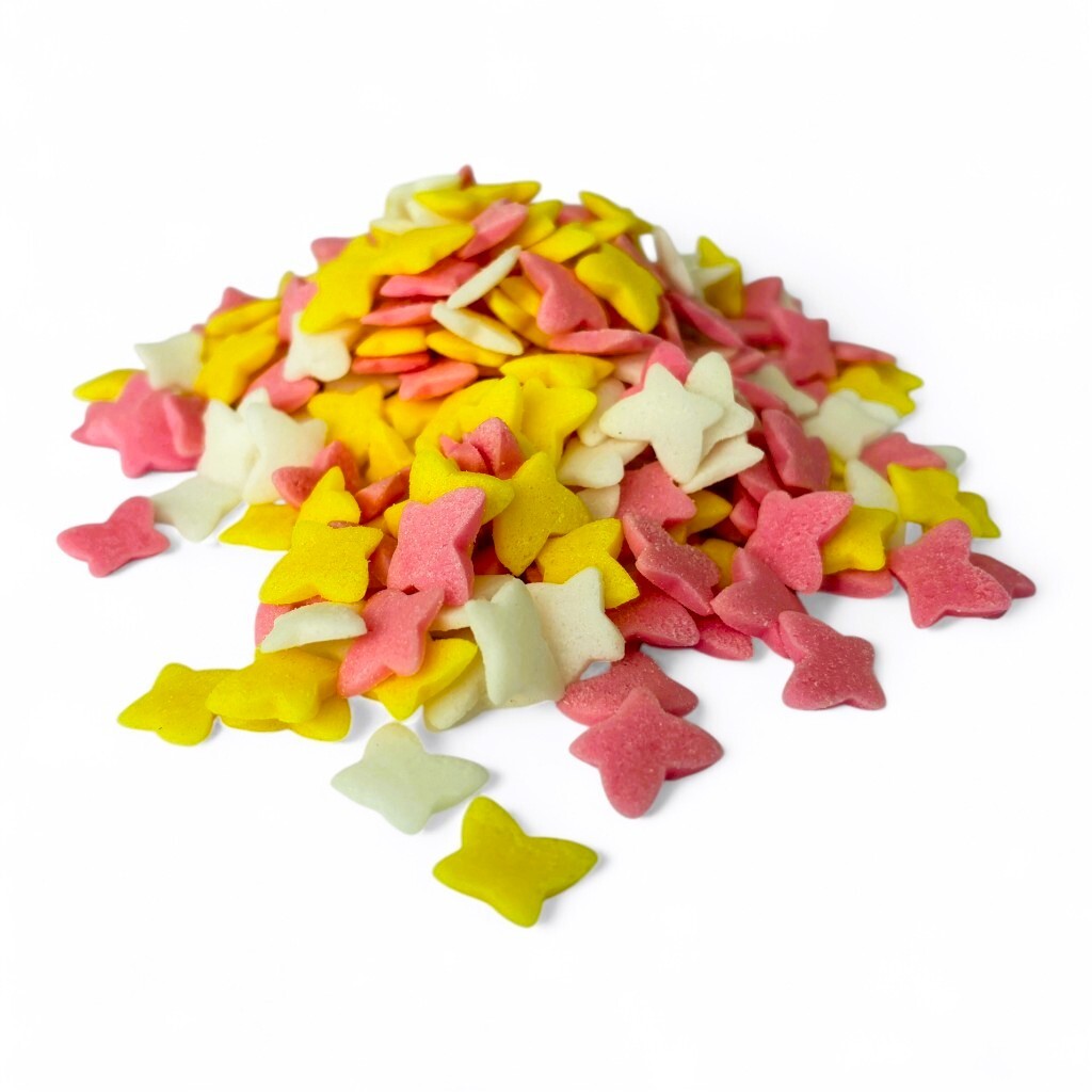 Hospodyňkám.cz Cukrové zdobení Barevní motýli 30g