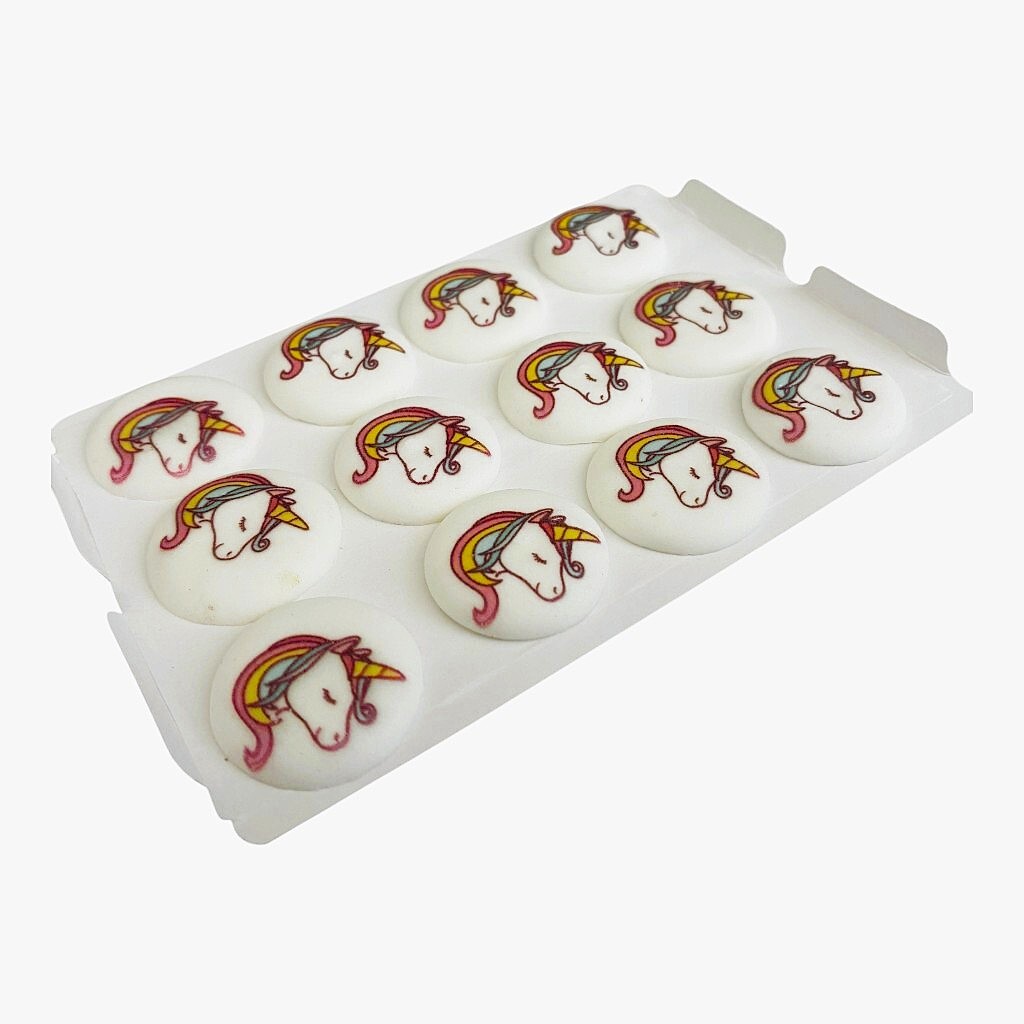 Hospodyňkám.cz Cukrová kolečka Jednorožec 12ks