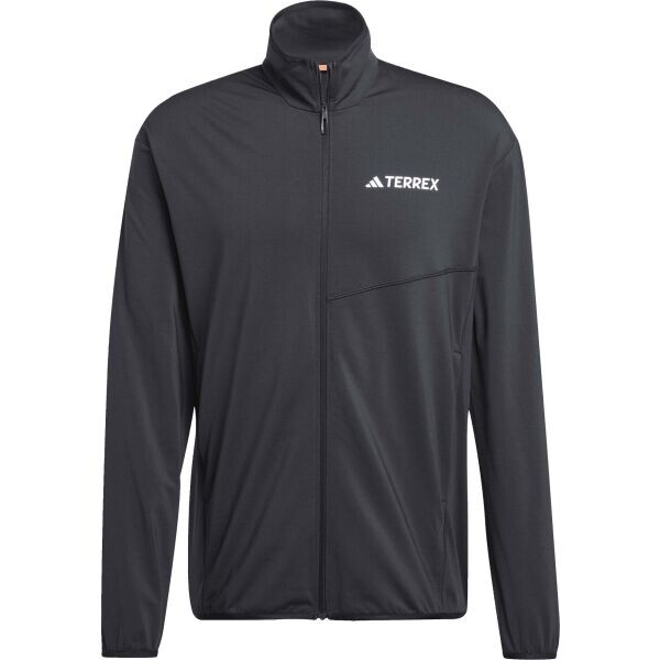 adidas MULTI TERREX CLIMAWARM FZ FL Pánská outdoorová bunda, černá, velikost