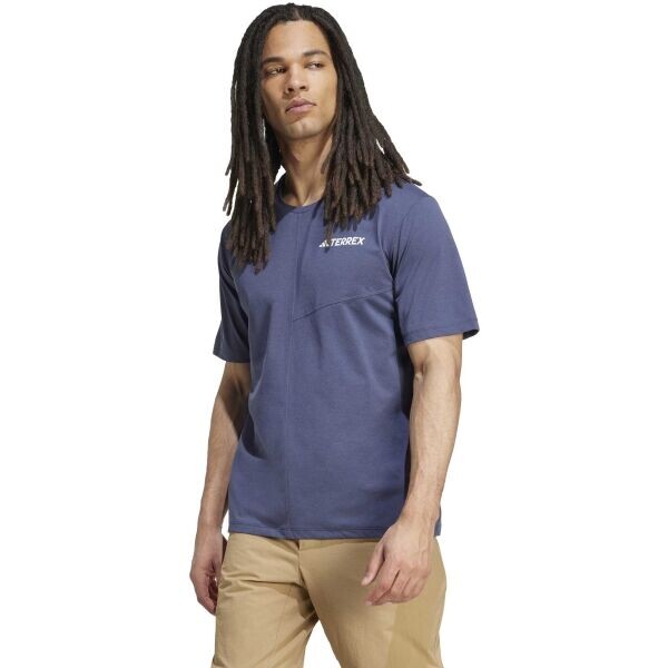 adidas TERREX MULTI TEE Pánské sportovní triko, modrá, velikost