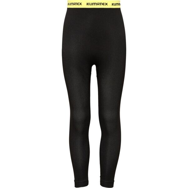 Klimatex DAI SEAMLESS Dětské bezešvé termo spodky, černá, velikost 140-146
