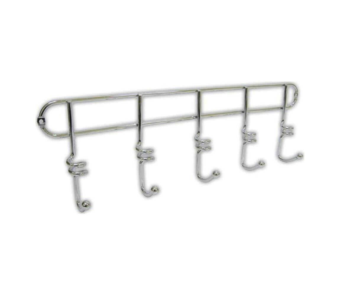UTC Nástěnný věšák TWIST 4,3x14,5 cm lesklý chrom