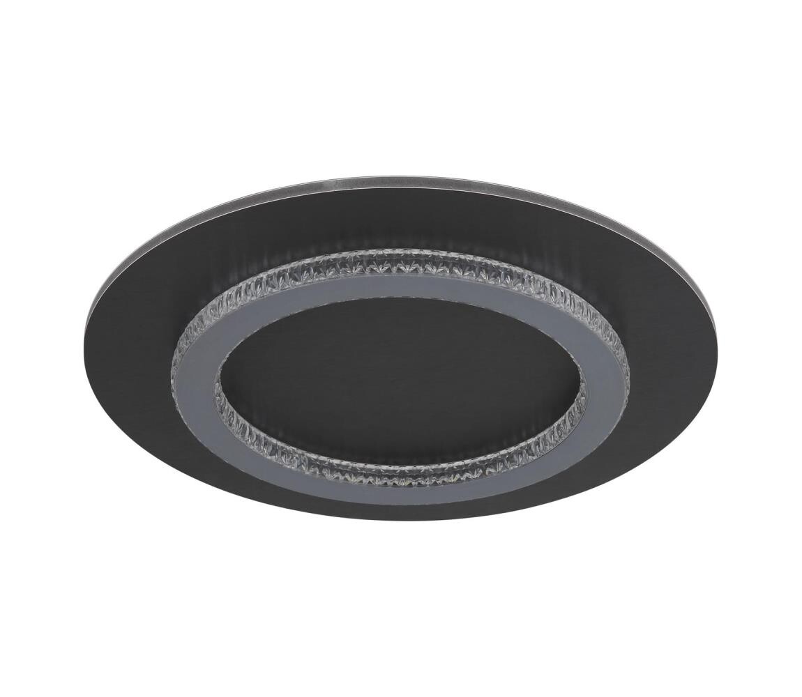 Globo Globo 48042-24A - LED Stropní svítidlo JAYDEN LED/24W/230V pr. 35 cm antracit