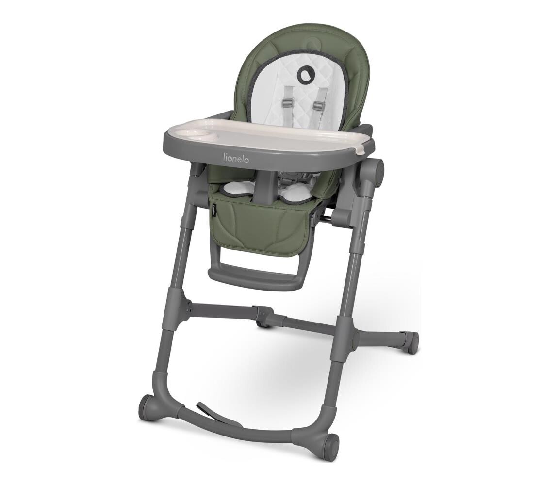 Lionelo Lionelo - Dětská jídelní židle CORA PLUS Green Olive