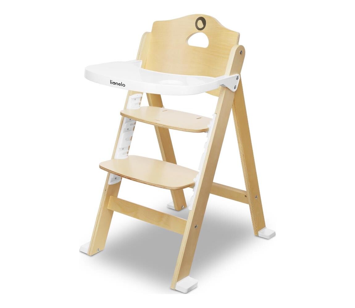 Lionelo Lionelo - Dětská jídelní židle 3v1 FLORIS White Natural