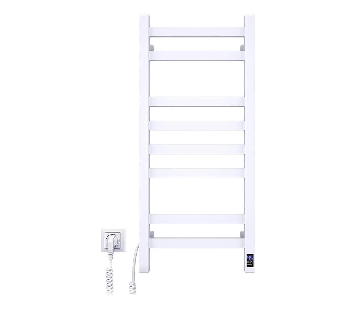 Navin Koupelnový žebříkový radiátor s term. AVANGARD 251W/230V 80,6 cm IP44 bílá levá