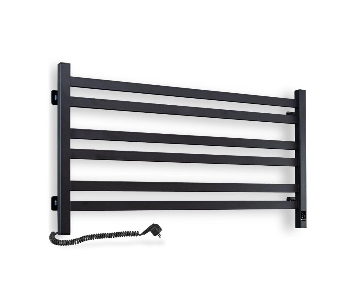 Navin Koupelnový žebříkový radiátor s term. AVANGARD 316W/230V 50,6 cm IP44 černá levá