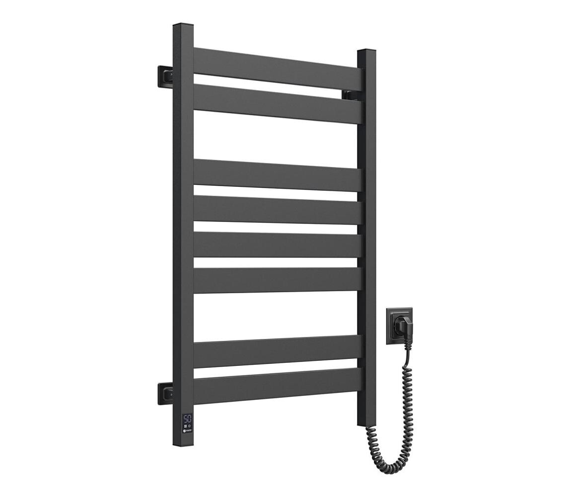 Navin Koupelnový žebříkový radiátor s term. LARGO 432W/230V 80,6 cm IP44 černá pravá
