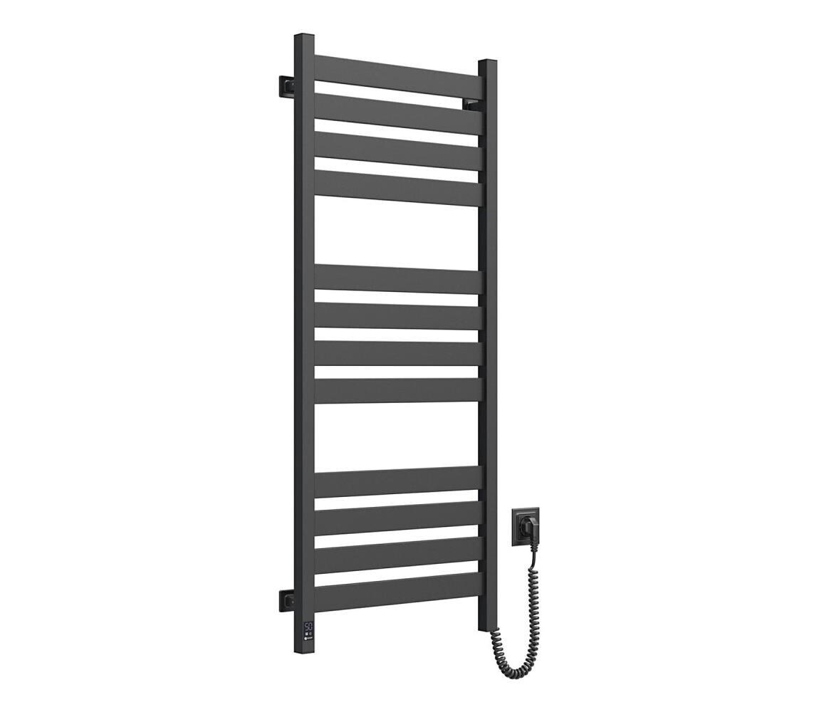 Navin Koupelnový žebříkový radiátor s term. LARGO 541W/230V 120,6 cm IP44 černá pravá