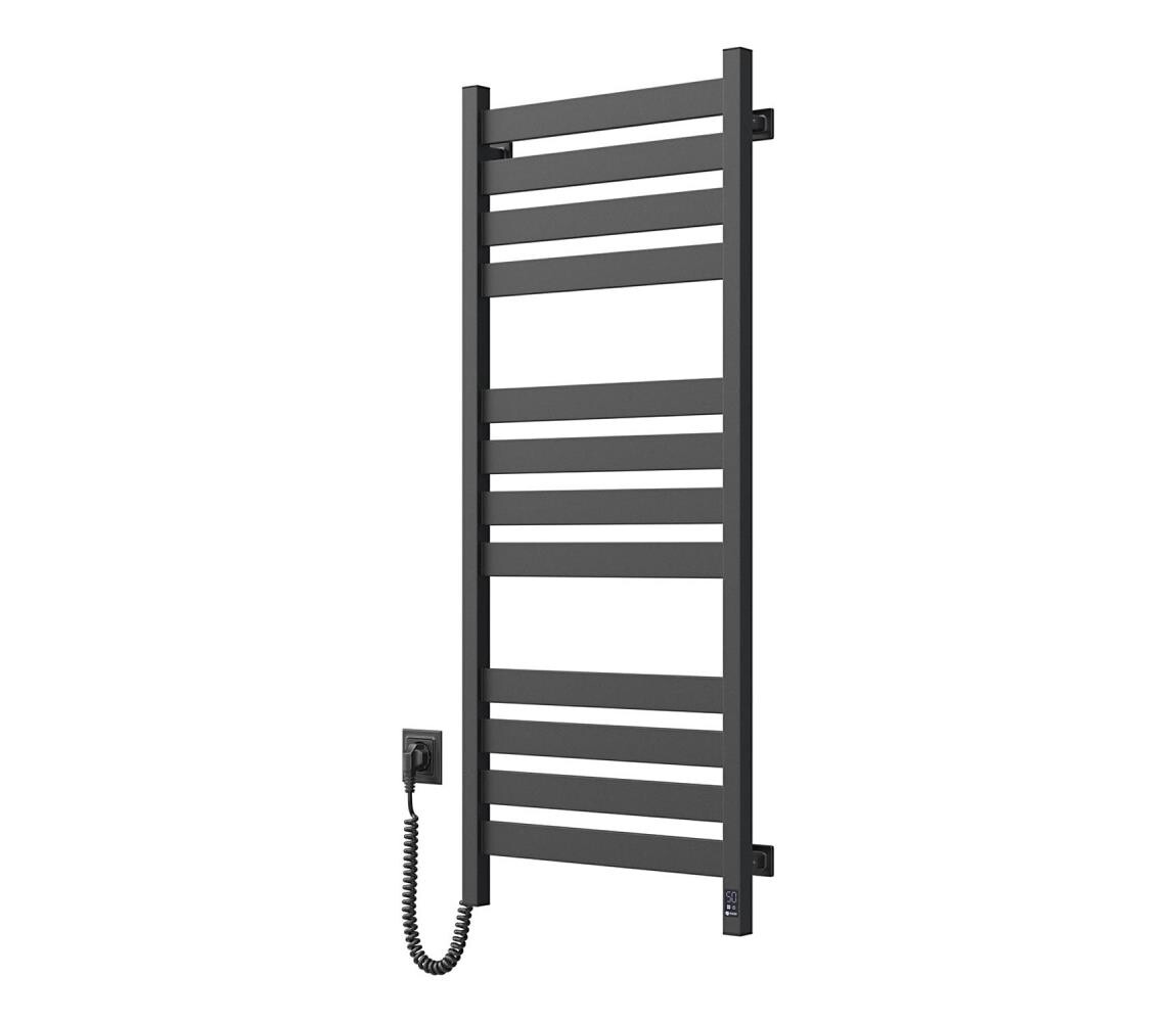 Navin Koupelnový žebříkový radiátor s term. LARGO 541W/230V 120,6 cm IP44 černá levá