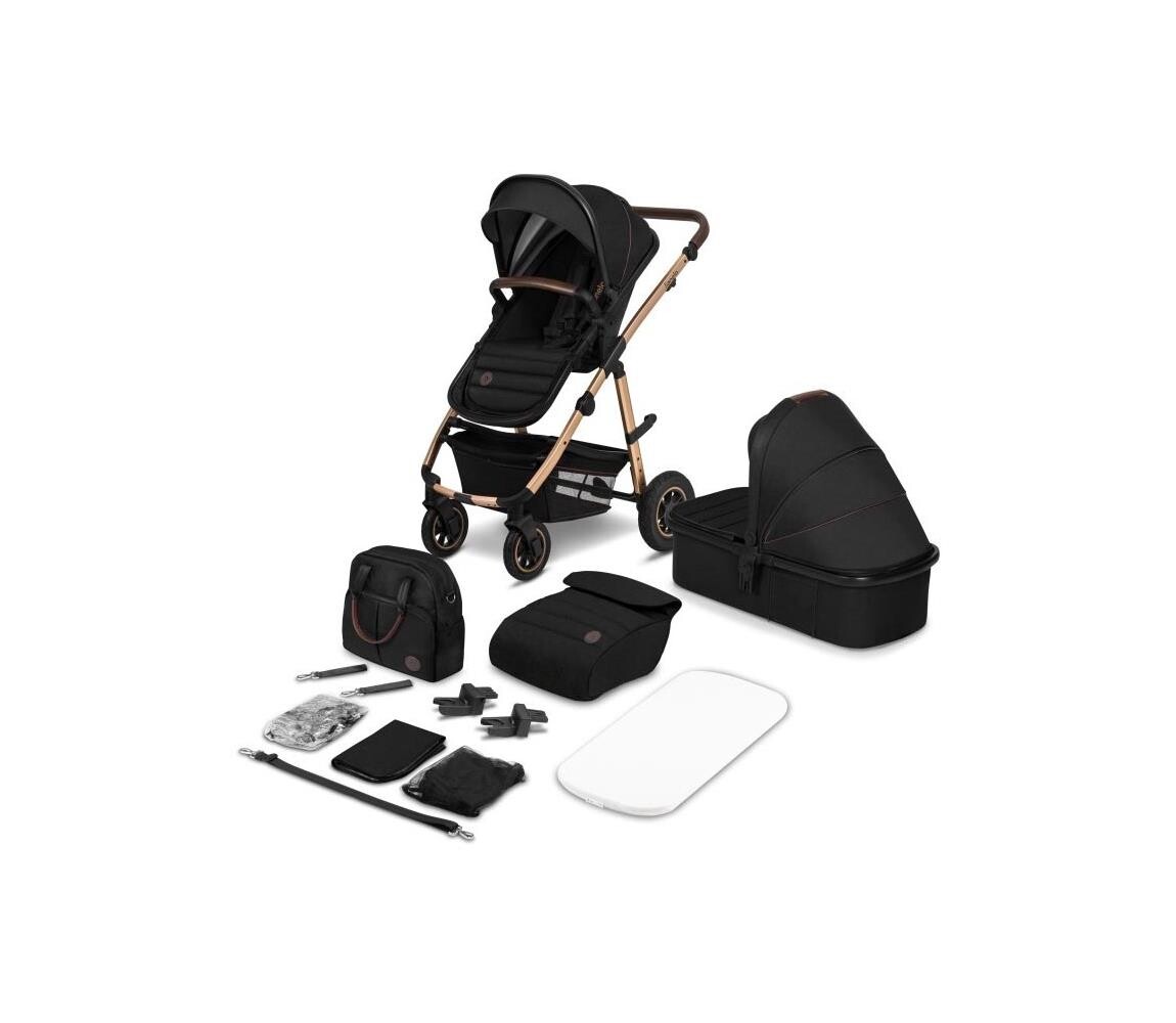 Lionelo Lionelo - Kombinovaný kočárek 2v1 AMBER Black Onyx