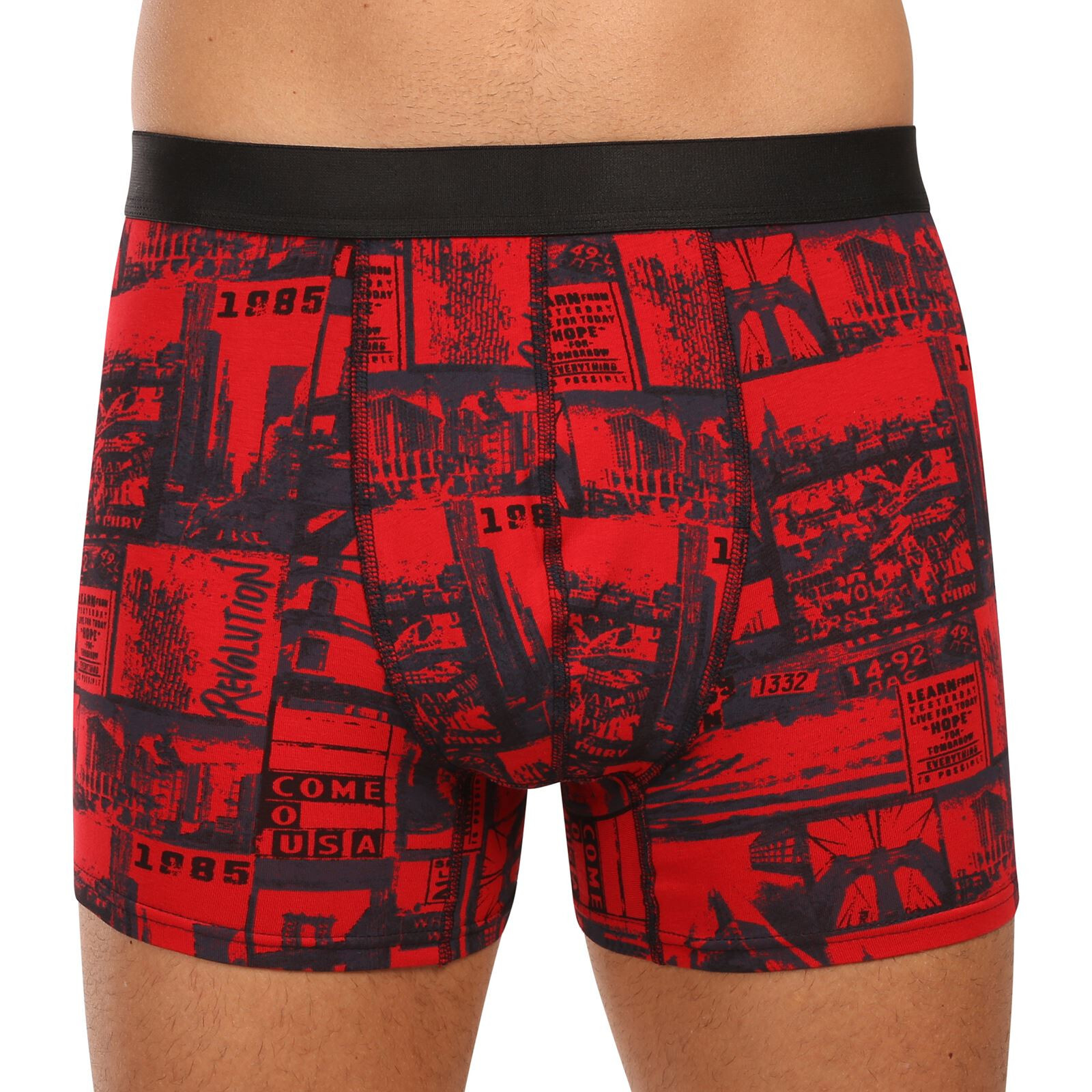 Pánské boxerky Nedeto vícebarevné (1NBV4) L, trenky / trenýrky