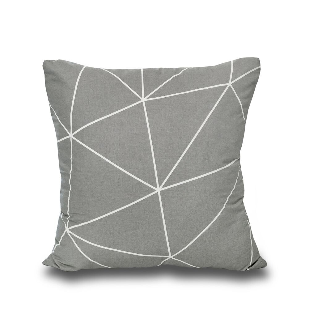 Kvalitex Bavlněný povlak na polštářek 40x40 cm - GRID šedé